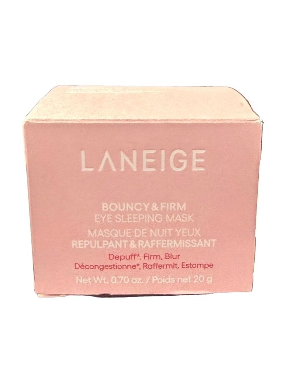 Laneige Bouncy & Firm Eye Sleeping Mask - 0.70oz Full Size